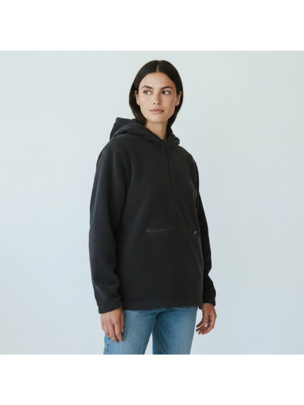 Womens Fleece Hooded Sweatshirt Adjustable Waist Size Medium The Limited